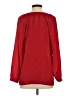 Gibson 100% Polyester Red Long Sleeve Blouse Size S - photo 2