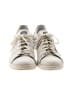 Adidas Stan Smith 100% Leather White Sneakers Size 8 1/2 - photo 2