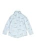 Carter's 100% Cotton Hearts Blue Long Sleeve Button-Down Shirt Size 2T - photo 2