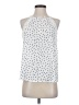 Papermoon 100% Polyester White Tank Top Size S - photo 1