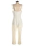 Express Outlet Solid Ivory White Jumpsuit Size XS - photo 2