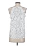 Papermoon 100% Polyester White Tank Top Size S - photo 2