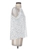 Papermoon 100% Polyester White Tank Top Size S - photo 4