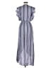 Splendid Stripes Blue Casual Dress Size M - photo 2