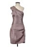 BCBGMAXAZRIA 100% Polyester Metallic Silver Cocktail Dress Size 0 - photo 1