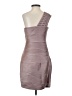 BCBGMAXAZRIA 100% Polyester Metallic Silver Cocktail Dress Size 0 - photo 2