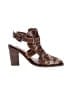 Myra Animal Print Brown Ankle Boots Size 6 - photo 1
