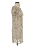 BCBGMAXAZRIA Silver Cocktail Dress Size S - photo 4