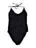 La Blanca Solid Black One Piece Swimsuit Size 16 - photo 2