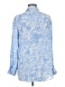 Zara 100% Viscose Paisley Blue Long Sleeve Blouse Size M - photo 2