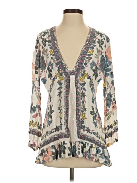 Free People 3/4 Sleeve Blouse