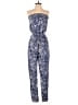 Lilly Pulitzer For Target 100% Polyester Paisley Blue Jumpsuit Size S - photo 1