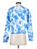Tommy Hilfiger Sport 100% Cotton Tie-dye Blue Pullover Sweater Size S - photo 2