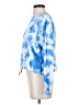 Tommy Hilfiger Sport 100% Cotton Tie-dye Blue Pullover Sweater Size S - photo 5