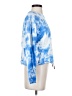 Tommy Hilfiger Sport 100% Cotton Tie-dye Blue Pullover Sweater Size S - photo 4