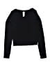 90 Degree by Reflex Black Long Sleeve T-Shirt Size 10 - photo 1