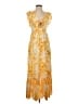 Express Tie-dye Yellow Cocktail Dress Size XS - photo 1