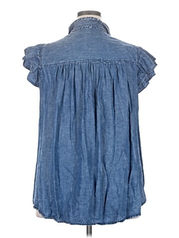 Jane and Delancey Sleeveless Button-Down Shirt (view 2)