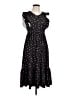 Chenault Hearts Black Casual Dress Size 12 - photo 1