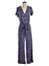 Draper James Print Blue Jumpsuit Size S - photo 1