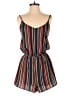 Show Me Your Mumu Stripes Brown Red Romper Size S - photo 1