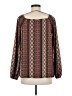 Daytrip Brown Long Sleeve Blouse Size M - photo 2