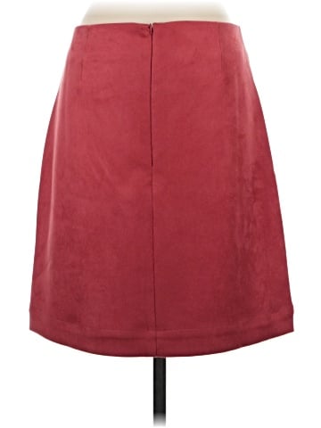 Ann Taylor LOFT Outlet Faux Leather Skirt (view 2)
