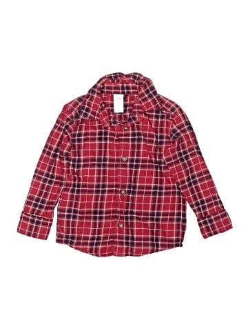 Child of Mine by Carter's Long Sleeve Button-Down Shirt (view 1)