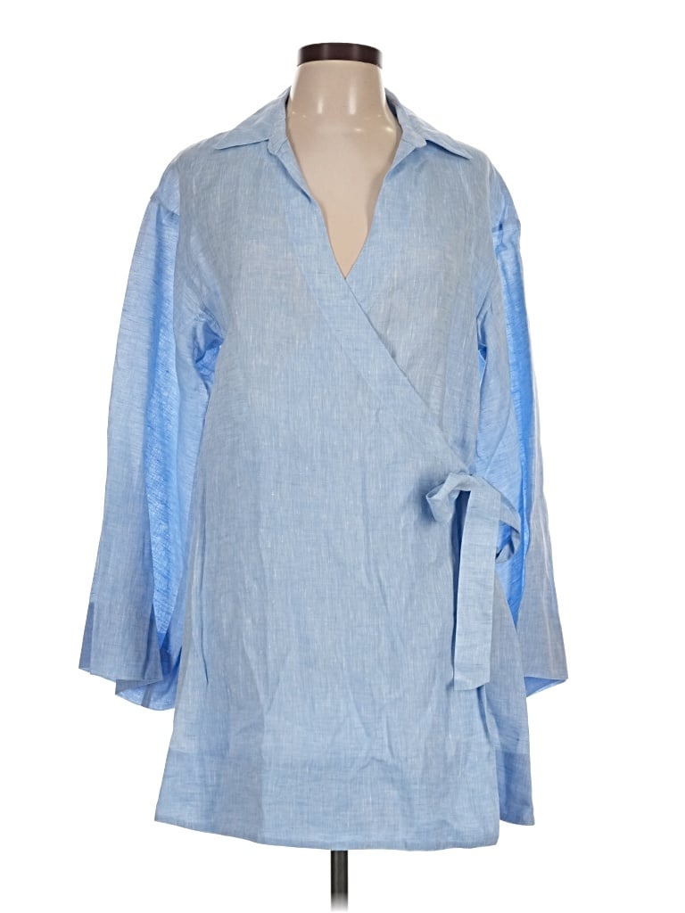Pre-owned Bondi Born Casual Dress In Blue