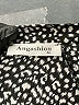 Angashion Polka Dots Black Short Sleeve Blouse Size M - photo 7