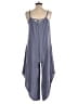 Everlily Solid Gray Blue Jumpsuit Size S - photo 2