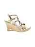 MICHAEL Michael Kors 100% Leather Gold Wedges Size 8 1/2 - photo 1