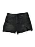 YMI Stars Black Denim Shorts Size 11 - photo 1