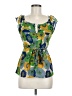 Fei Green Sleeveless Blouse Size 8 - photo 1