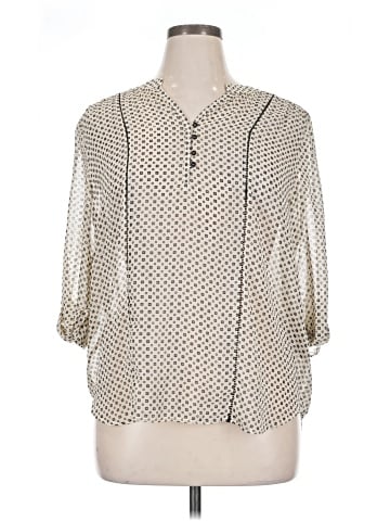 Collective Concepts 3/4 Sleeve Blouse (view 1)