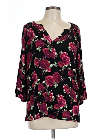 The Pioneer Woman 3/4 Sleeve Blouse (view 1)