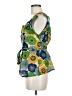 Fei Green Sleeveless Blouse Size 8 - photo 5