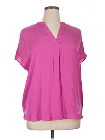 RACHEL Rachel Roy Short Sleeve Blouse (view 1)