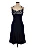 Cache 100% Polyester Blue Cocktail Dress Size 6 - photo 1