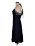 Cache 100% Polyester Blue Cocktail Dress Size 6 - photo 5