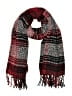 Steve Madden 100% Polyester Plaid Burgundy Scarf One size - photo 1