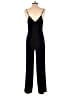 Anthropologie 100% Polyester Solid Black Jumpsuit Size 0 - photo 2