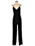 Anthropologie 100% Polyester Solid Black Jumpsuit Size 0 - photo 1
