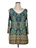 Coco Bianco Teal 3/4 Sleeve Top Size XL - photo 1