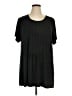 J.Jill Black Short Sleeve Blouse Size XL Petite - photo 1