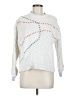 Pilcro 100% Cotton Chevron-herringbone White Pullover Sweater Size M - photo 1