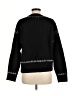 Aqua Chevron-herringbone Black Pullover Sweater Size M - photo 2