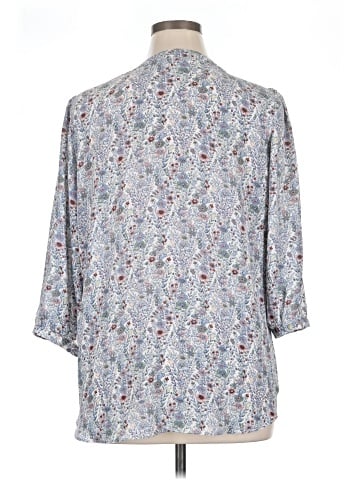 Rose + Olive 3/4 Sleeve Blouse (view 2)