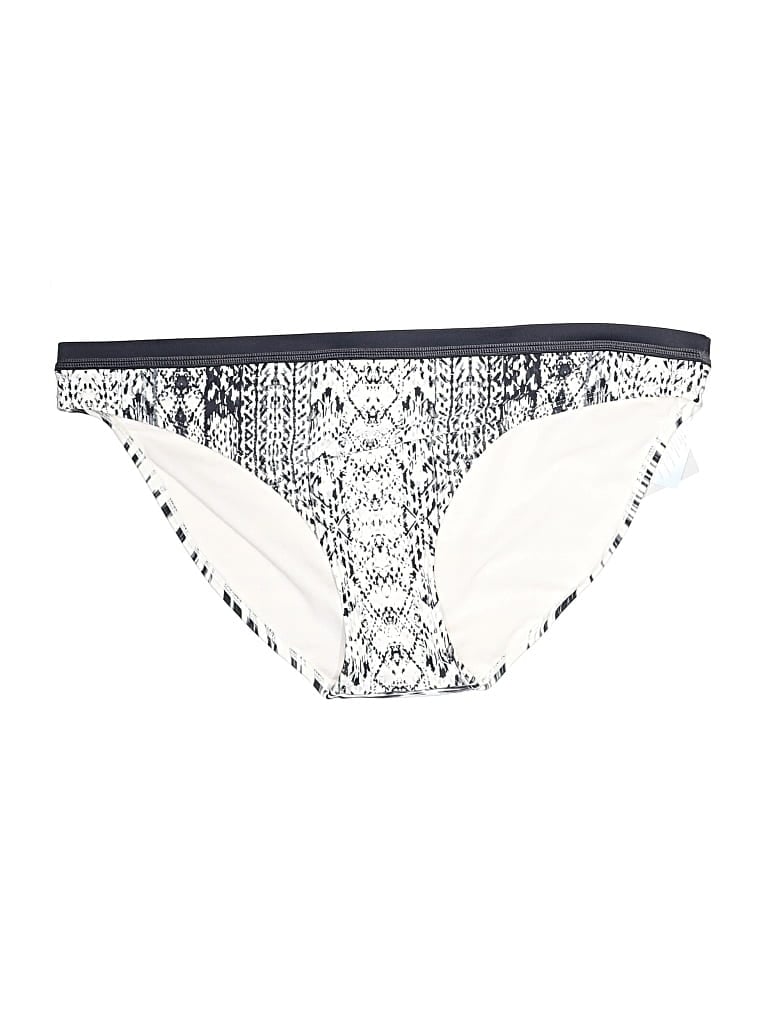 Pre-owned Athleta Swimsuit Bottoms In Silver