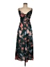 Unbranded 100% Polyester Floral Green Cocktail Dress Size M - photo 1
